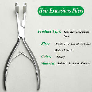 Wholesale Mini Hair Extension Plier <b>Crochet</b> <b>Hook</b> Loop Micro Nano Rings Beads Hair Extension Tools for Hair Extensions - Product Image 5