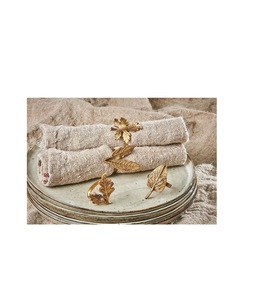 Elegant handcrafted antique style metal napkin rings for vintage inspired table <b>settings</b> <b>and</b> fine dining arrangements - Product Image 4