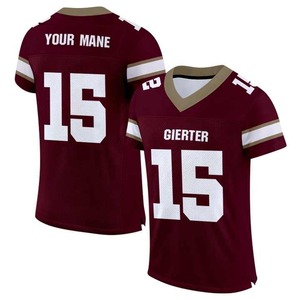 เสื้อฟุตบอลอเมริกันพิมพ์ลายดิจิทัลแบบกำหนดเองระบายอากาศได้ดีกันแบคทีเรียแห้งเร็วไซส์ใหญ่พิเศษฤดูร้อน - Product Image 3