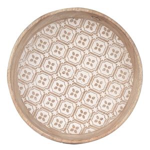 Plateau de service en bois de forme personnalisée Plateau de service fait main au design antique Plat de service en bois de taille personnalisée à bas prix - Product Image 1