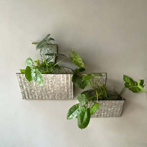 Maceta montada en la pared galvanizada de la mejor calidad con tarifa mayorista para uso en jardín, hogar, restaurante - Product Image 5