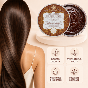 Crème Intensive Fortifiante pour Cheveux au Miel, Huile d'Amande, Clou de Girofle et Poivre Rouge pour un Soin Nourrissant Extrêmement Hydratant Formule 2-EN-1 - Product Image 3