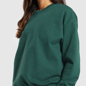 Sudadera de Mujer de Manga Larga de Algodón con Logotipo Personalizado de Alta Calidad, Transpirable, Sostenible, Informal, Lisa - Product Image 3