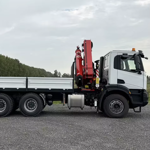 Camion-grue tracteur d'occasion IVECO T-WAY AD380T43H AT FASSI F335A.2.24 6X4 2024, premier propriétaire, en parfait état - Product Image 1