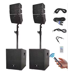 Altavoces Line Array de Alta Calidad, Equipo de Sonido Profesional Pasivo para DJ, Sistema de Sonido de 12 Pulgadas, Configuración Completa - Product Image 1