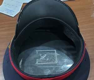 WOK Casquette à visière d'officier de haute qualité Casquettes d'officier avec broderie à la main sur le devant - Product Image 2