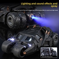 Modèle de voiture en alliage moulé sous pression 1:24 - Véhicule militaire réaliste avec lumières et sons, jouet de collection pour anniversaire, cadeau pour le divertissement
