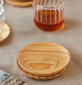 Posavasos de Madera Hechos a Medida, 100% Madera de Acacia de la Mejor Calidad, Redondos, para Mesa de Centro, Mesa de Comedor, Posavasos de Madera - Product Image 1