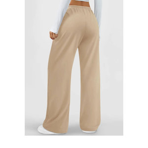 Joggers Gym Wear Straight Leg Trouser Drawstring Waist Latest Style Outdoor Wear Baggy <b>Sweat</b> <b>Pant</b> <b>Women</b> Breathable Solid Color - Product Image 2