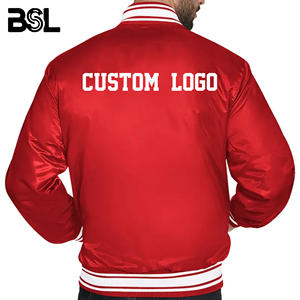 Chaqueta de bombardero de Universidad personalizada unisex, chaqueta de deportes de invierno de satén bordado con apliques completos con logotipo de equipo, diseño Letterman - Product Image 6