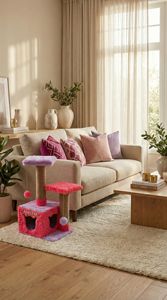 ต้นไม้แมวคุณภาพสูง Amistar Nastenka สำหรับแมวทุกขนาด - Product Image 2