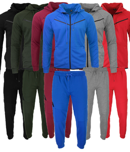 2023 personnalisé en gros survêtement hommes Tech polaire Jogging ensemble doux coton polaire survêtement de haute qualité - Product Image 4