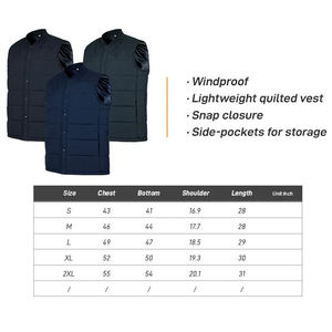 Chaquetas acolchadas para hombre, sin mangas, color verde oliva, a la venta - Product Image 6