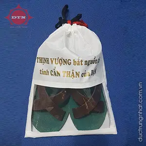 畅销定制标志环保便携易用鞋袋产地越南