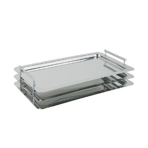 Servicio de suministro para platos domésticos y de restaurante Bandejas para servir alimentos de acero inoxidable Forma rectangular de fondo plano - Product Image 3