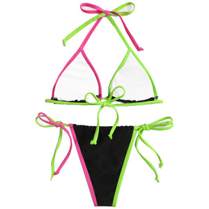 ชุดว่ายน้ำบิกินี่ลายสัตว์แบบเซ็กซี่เปิดหลังสำหรับผู้หญิง ขายส่งราคาถูกจากโรงงาน ชุด 2 ชิ้น แห้งเร็ว ระบายอากาศได้ดี รับผลิตตามแบบ - Product Image 2