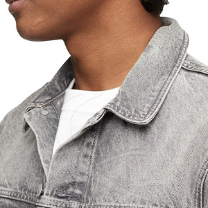 Nouveauté Veste en jean respirante de haute qualité pour hommes 100% coton Style décontracté pour le printemps et l'extérieur - Product Image 5