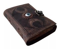 Journal de voyage vintage rétro fait main, arbre de vie, couverture en cuir gaufré, carnet à couverture souple, cadeau, design exclusif