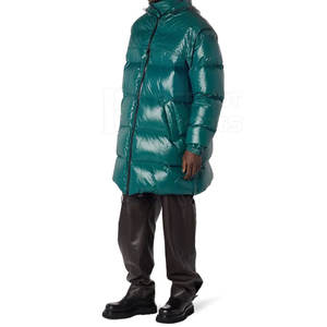 High Quality <b>Men's</b> Winter Long Puffer <b>Jacket</b> Wind-Proof Breathable Thick Hooded Overcoat Fur Cotton <b>Filling</b> Logo Warm Cozy - Product Image 5