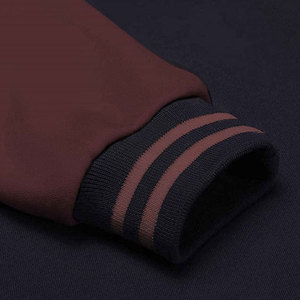 Blouson universitaire homme coupe ajustée de qualité supérieure, personnalisé, en toile respirante, style urbain, nouvelle collection, vente en gros - Product Image 4