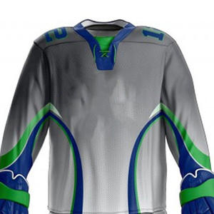 Uniformes de Hockey sobre Hielo Unisex con Diseños Personalizados, Cuello en V, Ropa Deportiva para Práctica al Aire Libre, 100% Poliéster, Impermeable, Secado Rápido, en Oferta - Product Image 4