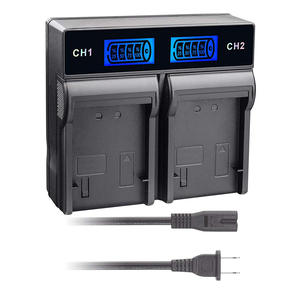 Chargeur de batterie pour appareil photo LCD à double emplacement avec protection OTP et OVP Entrée 100-240V pour <span class=keywords><strong>Canon</strong></span> et pour écran LCD <span class=keywords><strong>D</strong></span>-LI92 Sony 90B - Product Image 2