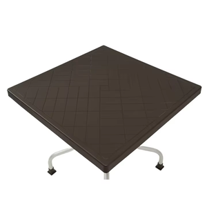 Juego de sillas de mesa de comedor de plástico elegante Diseño moderno ecológico y que ahorra espacio para uso doméstico en hoteles y villas Proveedor indio - Product Image 4