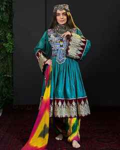 Nueva ropa islámica de Pakistán, vestidos afganos para mujeres musulmanas, gran oferta, último modelo, bordado de encaje Vintage más vendido - Product Image 5