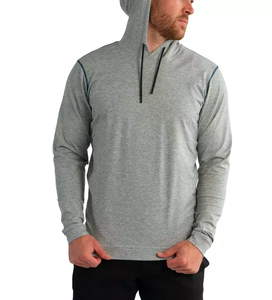 Sudadera con capucha de diseño de alta calidad para hombre, con logo personalizado, de algodón suave, con prensa de calor e impresión - Product Image 2