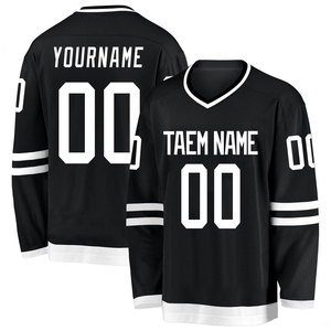 Venta al por mayor 100% Poliéster Camisetas de hockey sobre hielo Ajuste personalizado MOQ bajo Precio directo de fábrica Envío mundial Servicio OEM disponible - Product Image 3