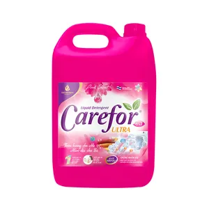 Careforピンクの液体洗剤5000mlフラワーフレグランスストックAPPAREL液体クリーナーランドリー洗剤