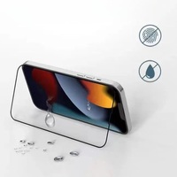Usine en gros pleine colle 5X fois plus forte dureté 0.4mm protecteur d'écran en verre trempé pour iPhone 16 15 14 13 pro max