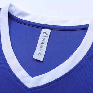 Uniforme de baloncesto de hombre de color azul y blanco Venta caliente 100% poliéster hecho uniformes de baloncesto profesionales disponibles para hombres - Product Image 2