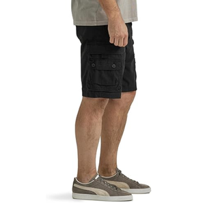 Pantalones cortos Cargo personalizados transpirables negros para hombre, pantalones cortos Cargo de algodón 100% con múltiples bolsillos para exteriores transpirables de verano - Product Image 3