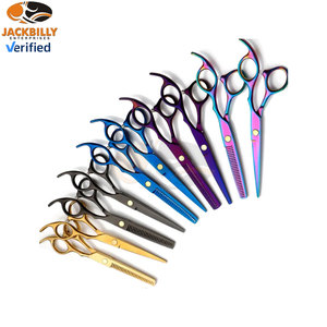 Tijeras de Peluquería Profesionales para Salón, Tijeras de Entresacar de Acero Inoxidable para Diestros, Suministros para Salón de Belleza - Product Image 3