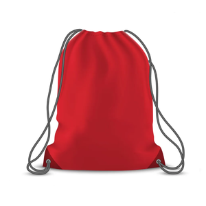 Sac à cordon avec poche zippée sur le devant, fournisseur direct d'usine, léger et confortable à porter, sacs à cordon - Product Image 3