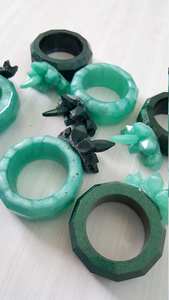 Ronds de serviette en rotin Décor de table en osier Ronds de serviette élégants pour table à manger - Product Image 6