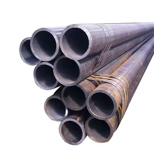 Cut and weld hot rolled carbon seamless steel pipe ST37 ST52 1020 1045 A106B fluid pipe