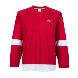 El uniforme de camiseta de hockey sobre hielo con diseño de logotipo personalizado de talla grande más popular con técnica de impresión por sublimación de nombre de equipo OEM - Product Image 4