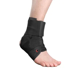 Estabilizador de tornozelo ajustável, recuperação de lesão, atadura de renda, estabilizador