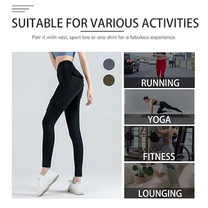 Nuevo Diseño, Pantalones Deportivos con Logo Personalizado, Leggings de Yoga de Cintura Alta para Mujer, Leggings Deportivos Sin Costuras - Product Image 5