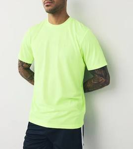 Alta calidad, fabricante personalizado, tela cómoda, camiseta para hombre, ropa de calle de talla grande, Color claro, cuello redondo, ajuste Regular - Product Image 5