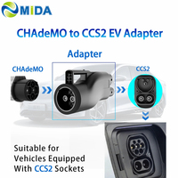 Adaptateur CHAdeMO vers CCS2 pour véhicules électriques, convertisseur de connecteurs DC 250A pour la recharge des véhicules électriques