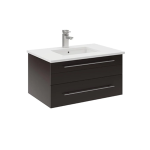 Modern Solid Oak Pine Acacia Wood Bathroom <b>Vanities</b> Highest Quality Water-Resistant Glass Wall Ready-to-Assemble <b>Bedroom</b> Dining - Product Image 1