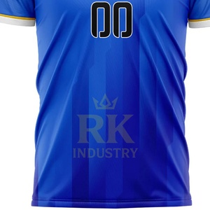 สั่งซื้อเสื้อฟุตบอลยูนิเซ็กซ์เสื้อระบายอากาศแห้งเร็วทำจากโพลีเอสเตอร์100% แบบปรับแต่งได้สำหรับแฟนกีฬาและผู้เล่นใช้ - Product Image 2