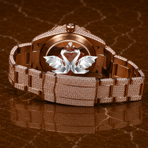 Premium Stainless Steel Moissanite Diamond Watch Men Luxury Fashion Watch - Product Image 4