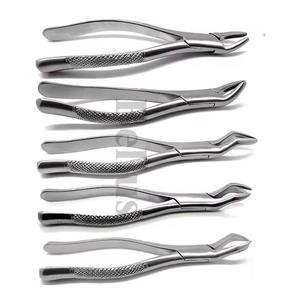 Fórceps dentales de extracción de molares inferiores de alta precisión, instrumentos profesionales de cuidado bucal de acero inoxidable, mango dentado duradero - Product Image 2