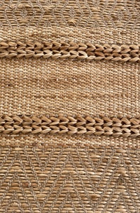 Alfombra trenzada de yute de Color Natural tejida India ecológica de fábrica directa patrón de rayas hecho a mano para uso doméstico Precio de fabricante - Product Image 4