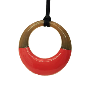 Vietnam hecho a mano para gran oferta colgante de cuerno joyería plateada patrón personalizable para bodas fiestas dijes de piedra principal para - Product Image 4