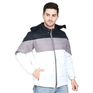 Blouson Bomber Homme Personnalisé Hiver Meilleure Vente Nouvelle Arrivée Toile Col Montant Service OEM Imperméable Coupe-Vent Style Urbain - Product Image 3